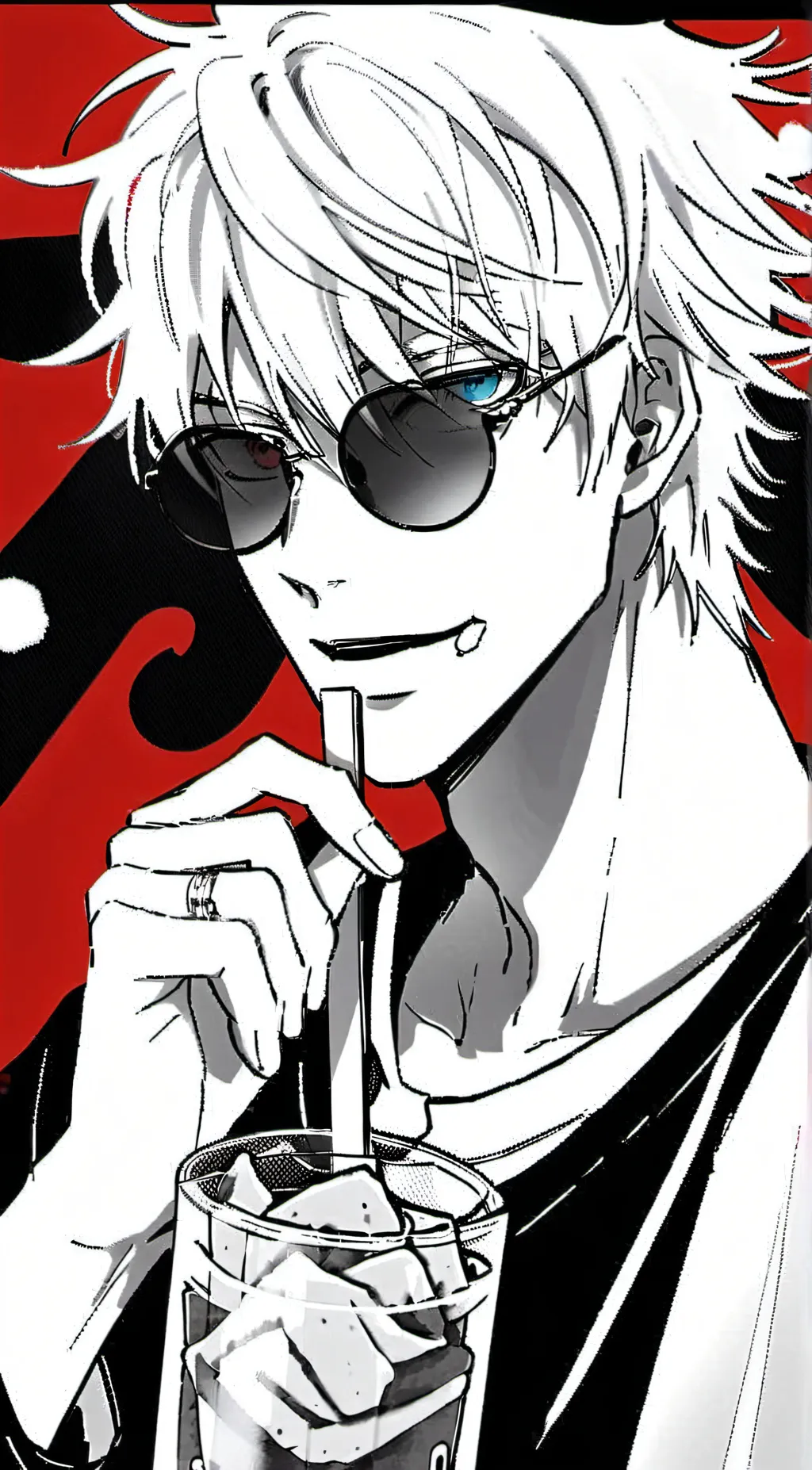 ai character: ^_¥Satoru Gojo¥_^ background