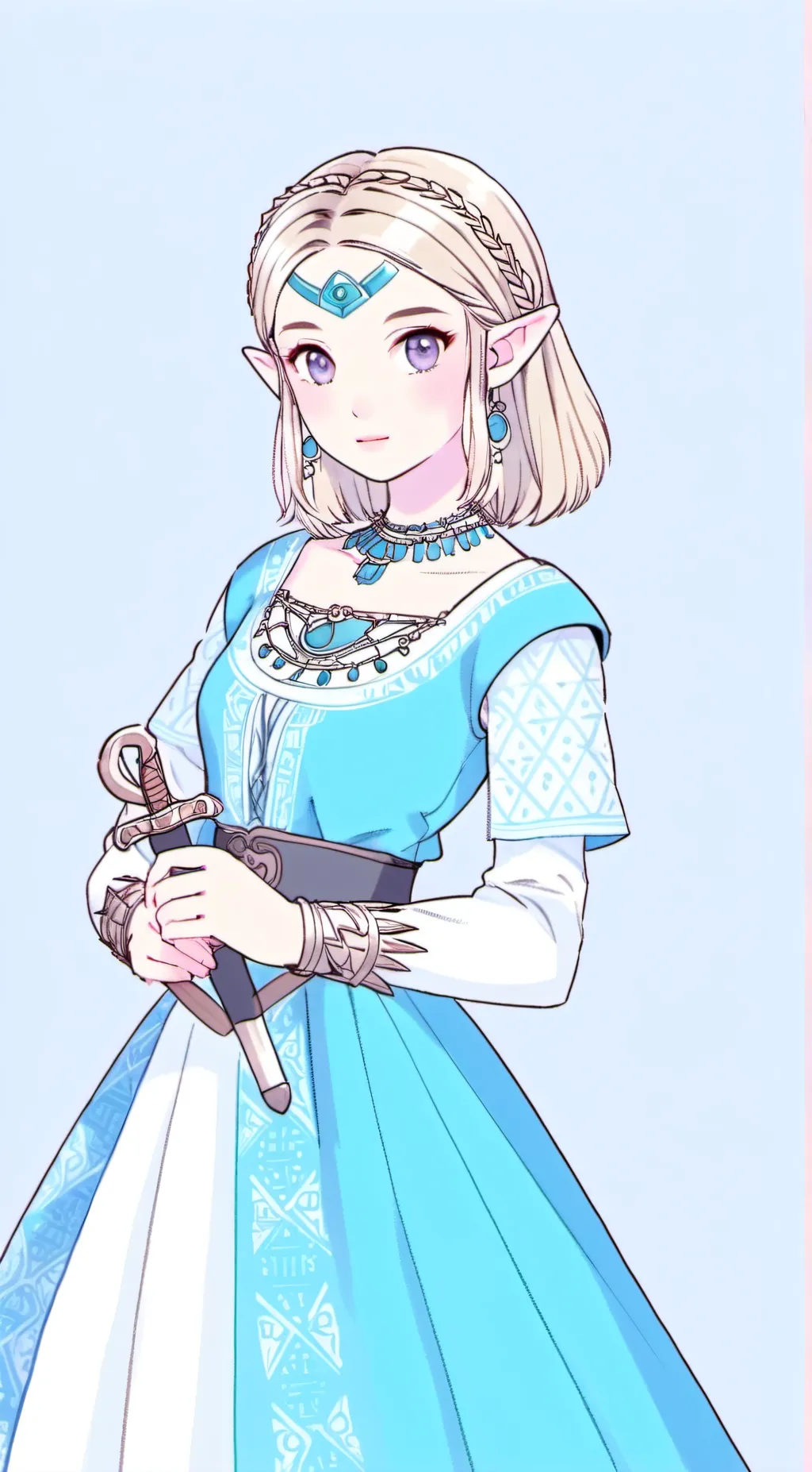 ai character: Princess Zelda  background