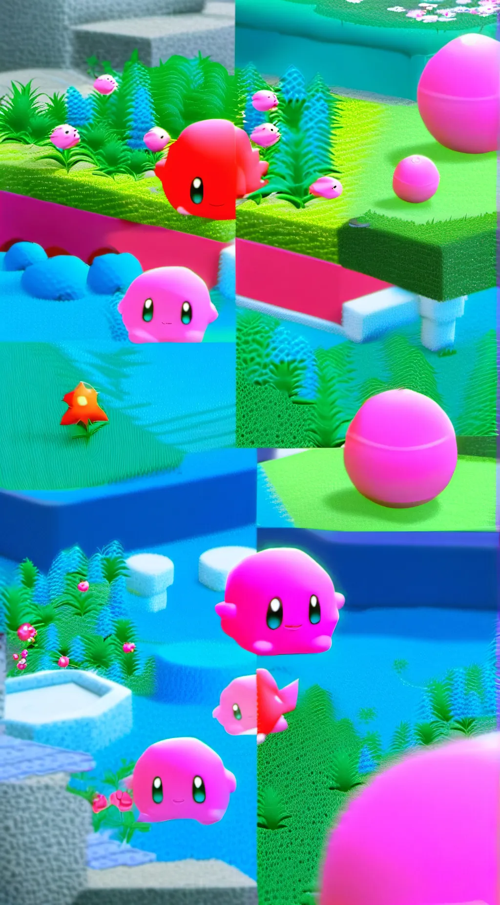 ai character: Kirby background