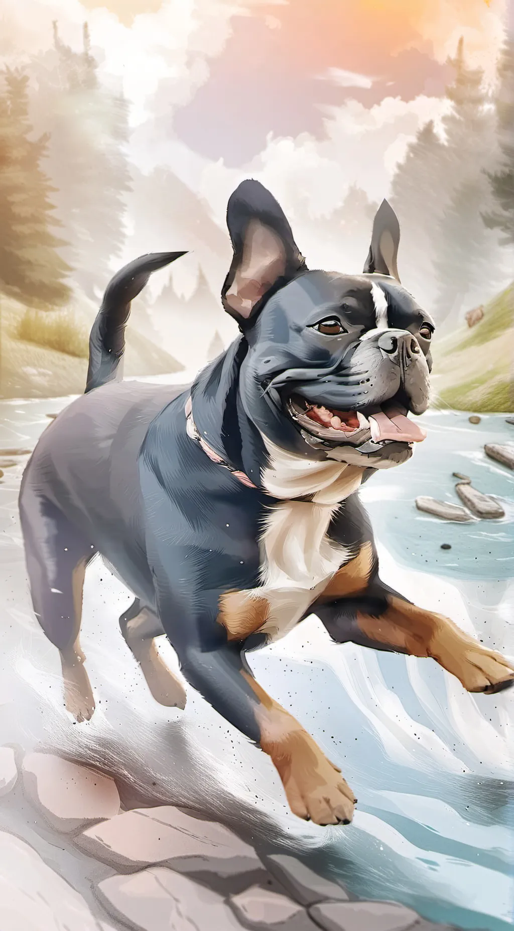 ai character: a dog that talks background
