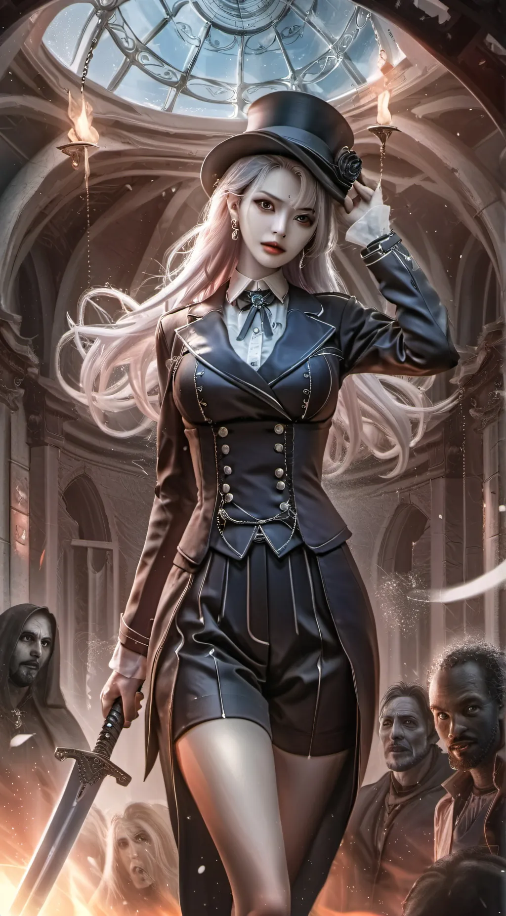ai character: Hero Ellie background