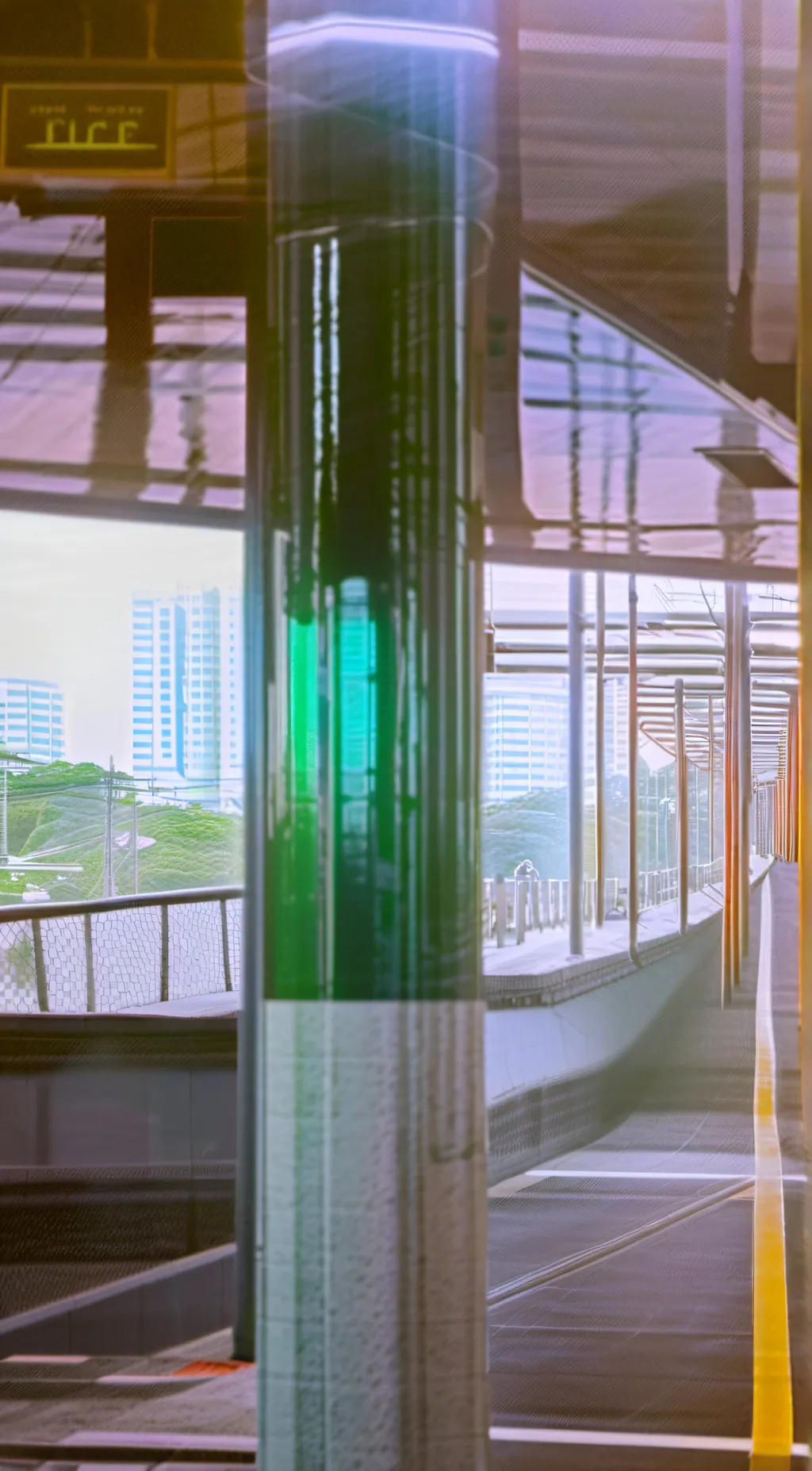 ai character: LRT Line 1 background