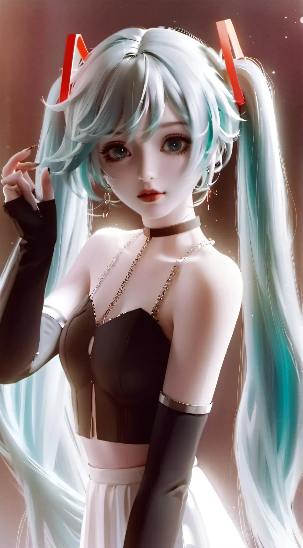 ai character: miku - mesmerizer background
