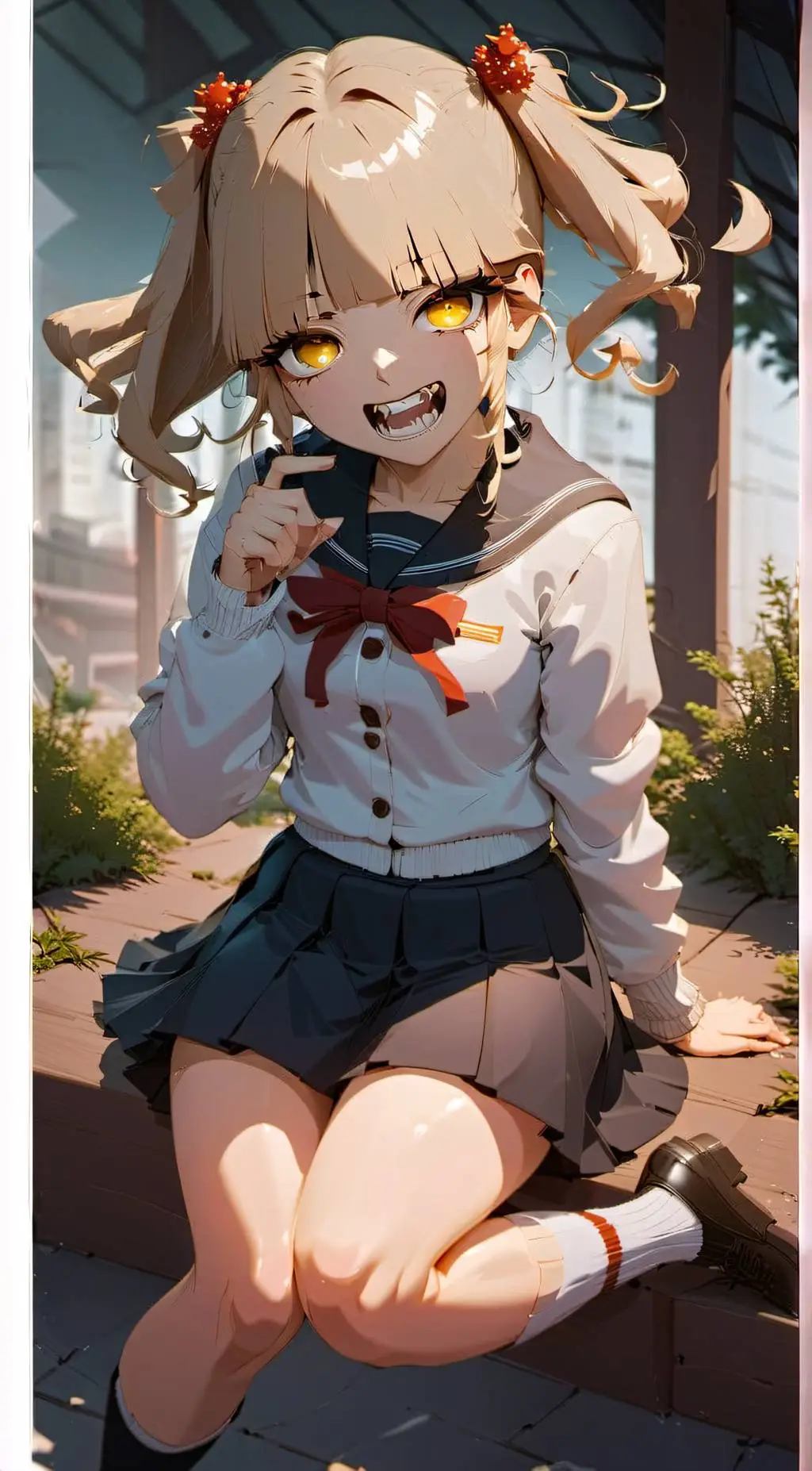 ai character: Himiko Toga background