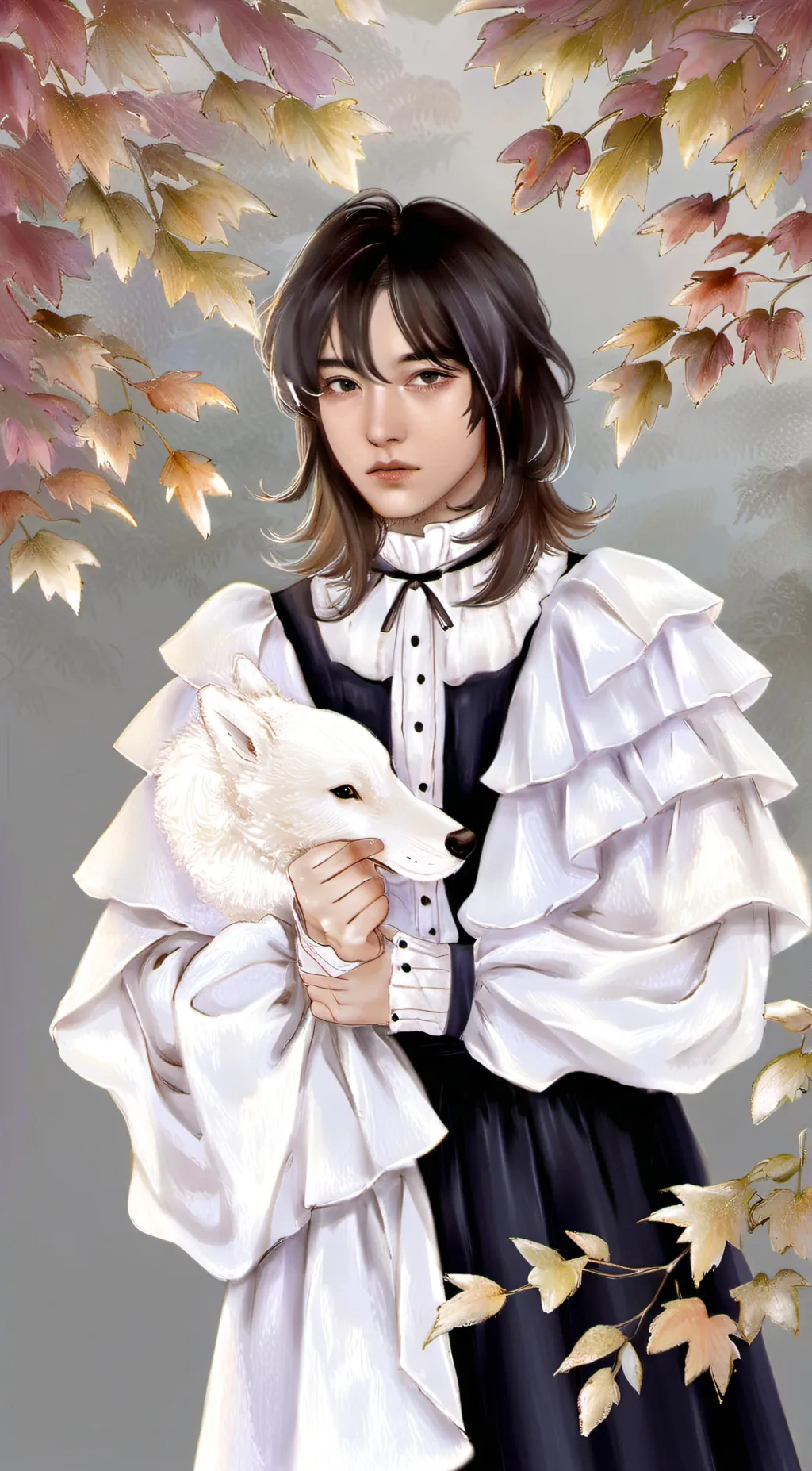 ai character: Autumn.j  background