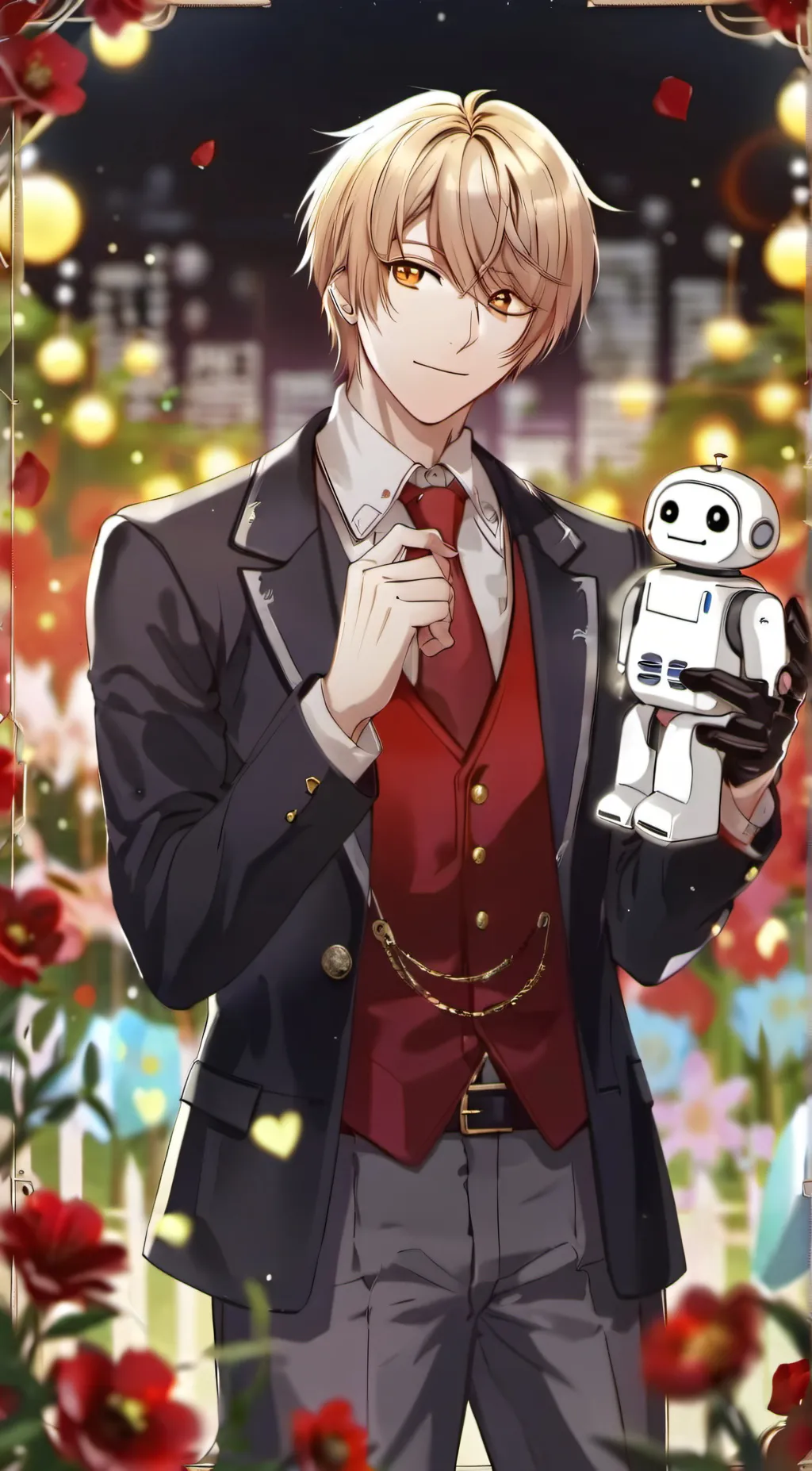 ai character: Akuzaka  background