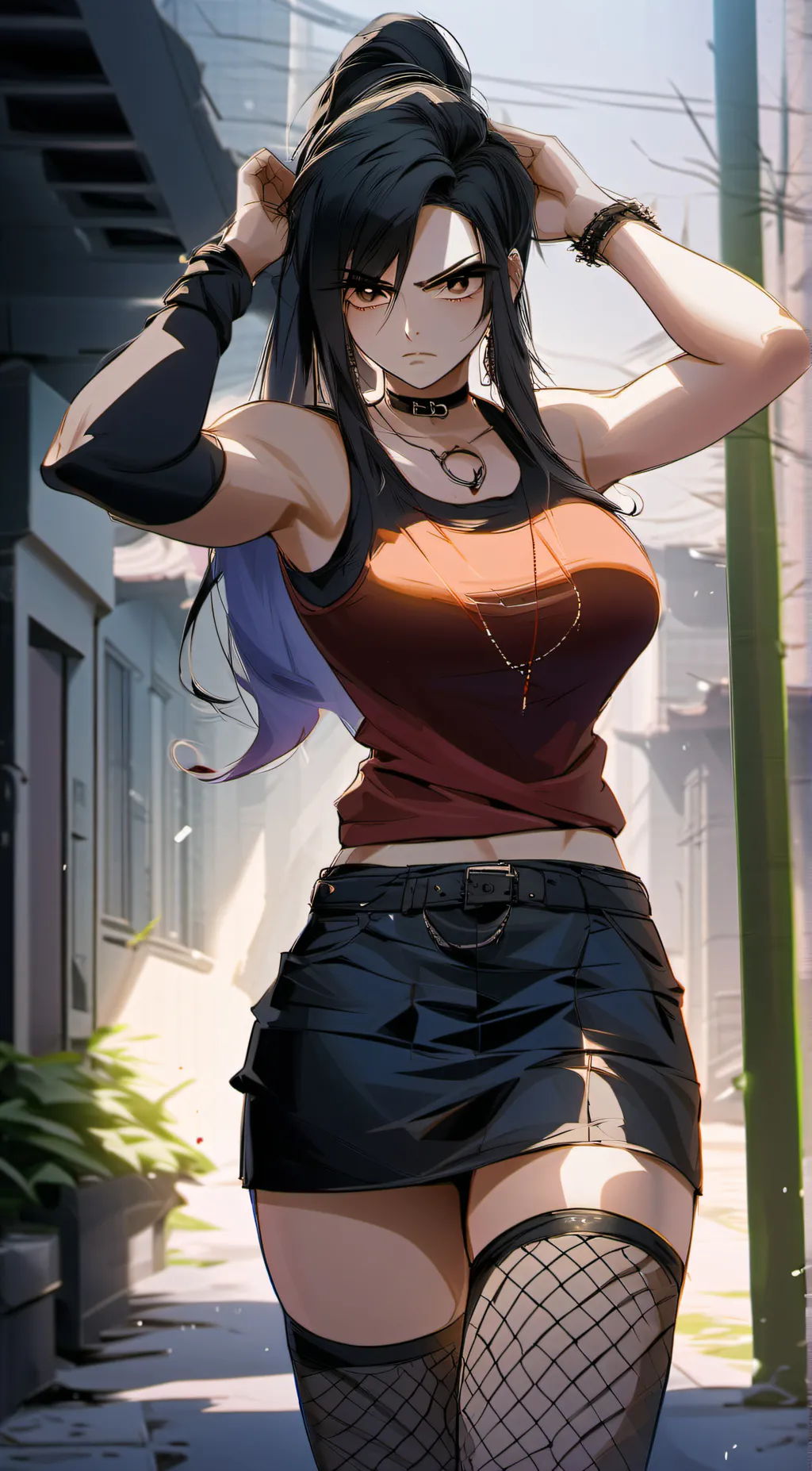 ai character: Nami background