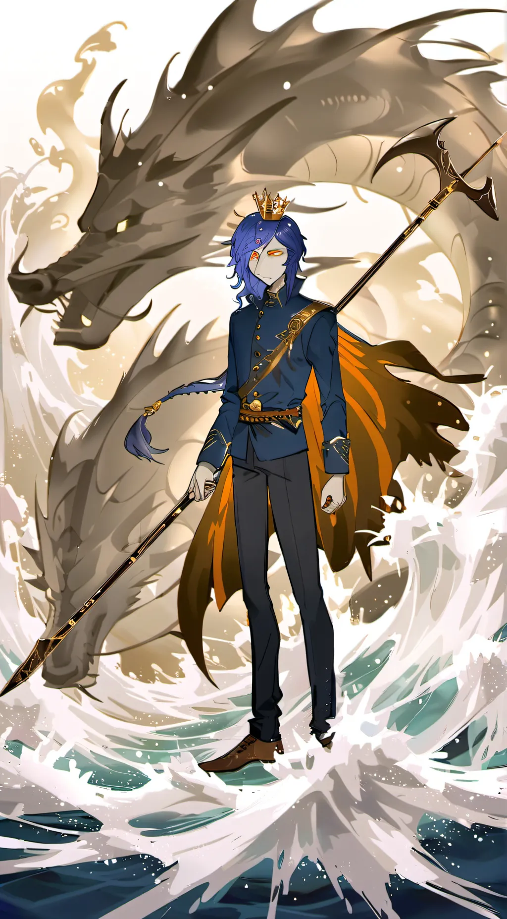 ai character: Destroyer Aqua  background