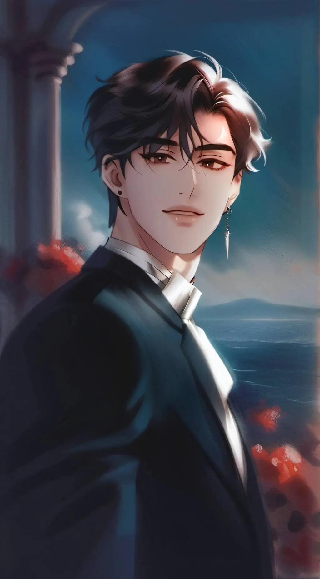 ai character: Kace  background