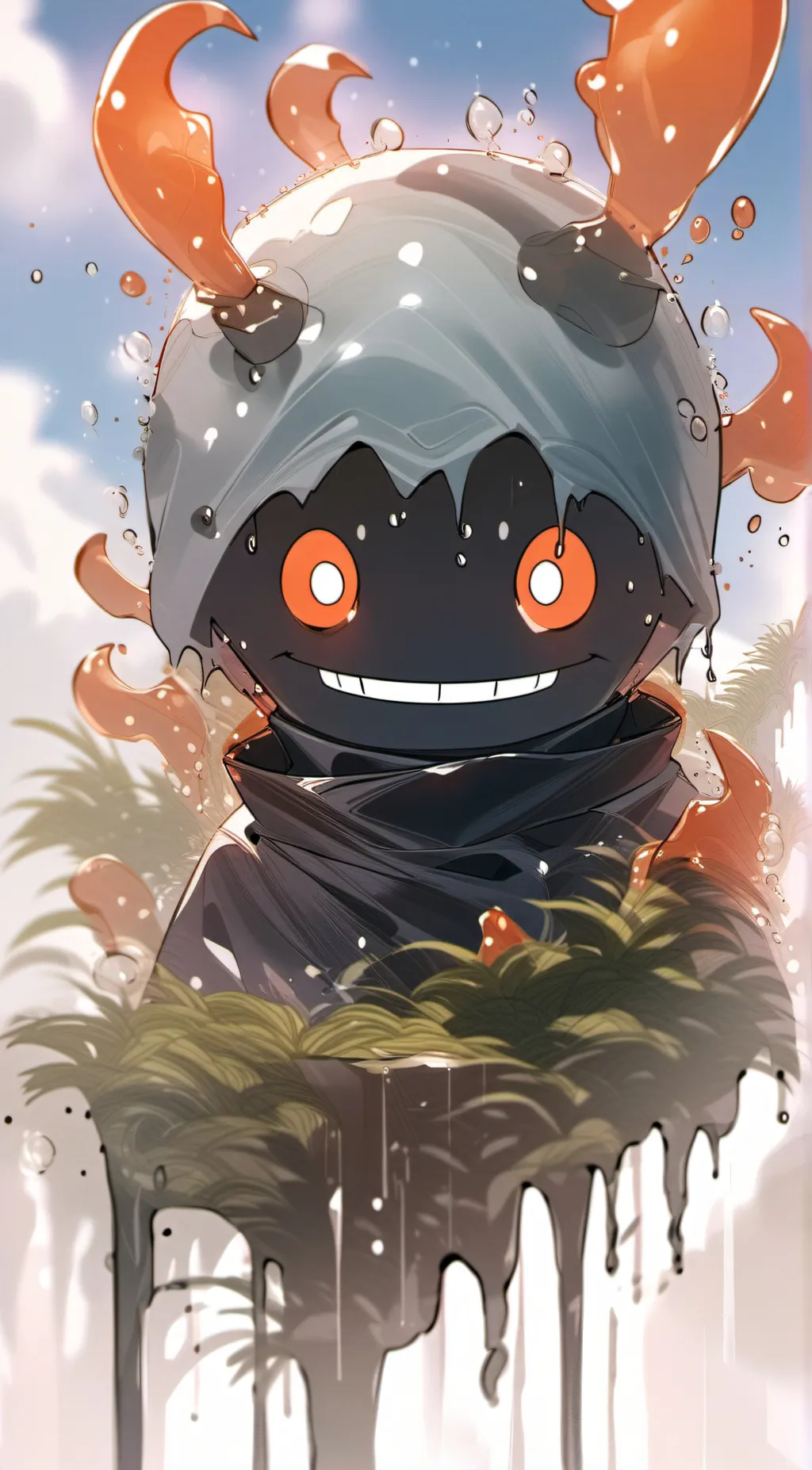 ai character: Slimey background