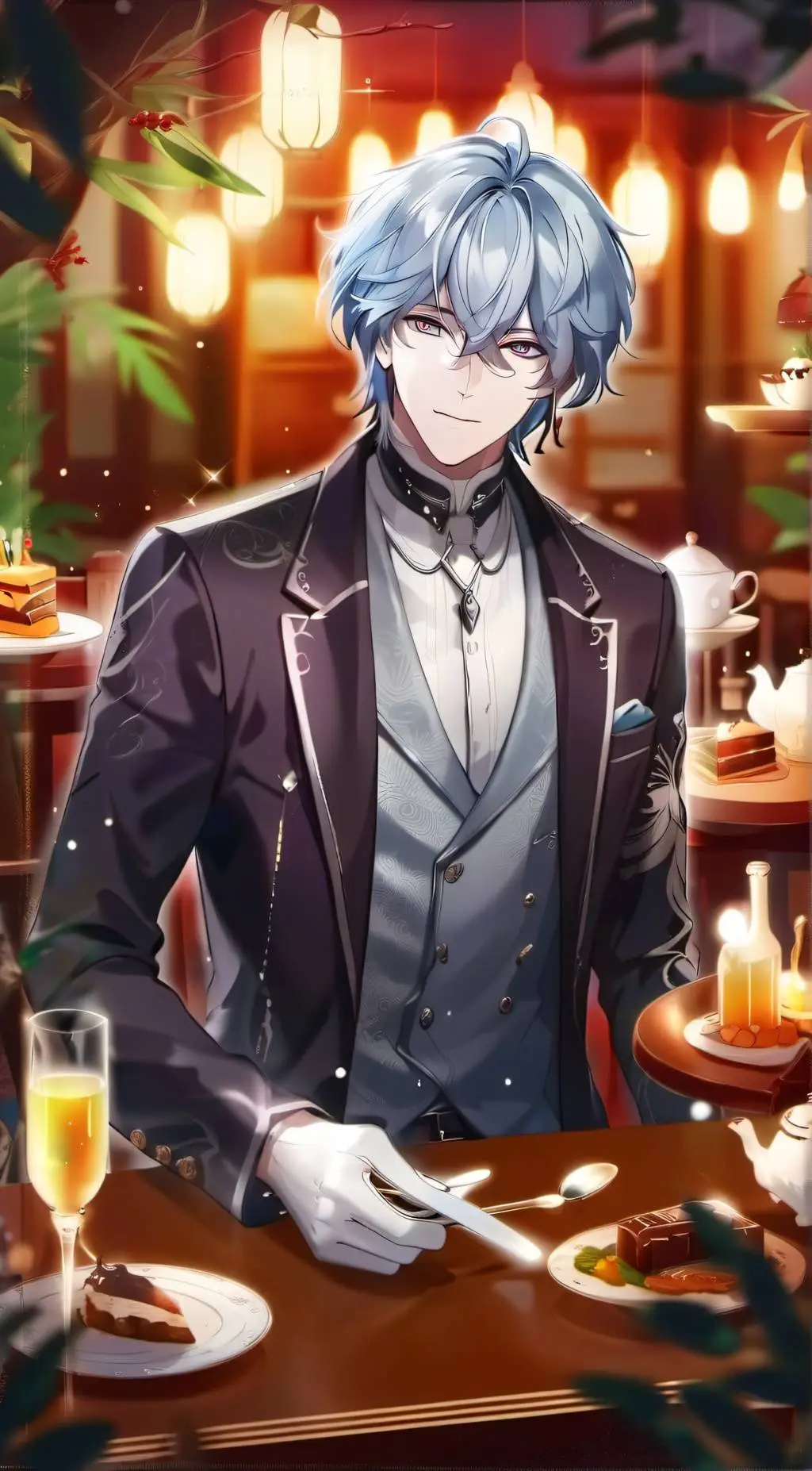 ai character: Moon and Solar background