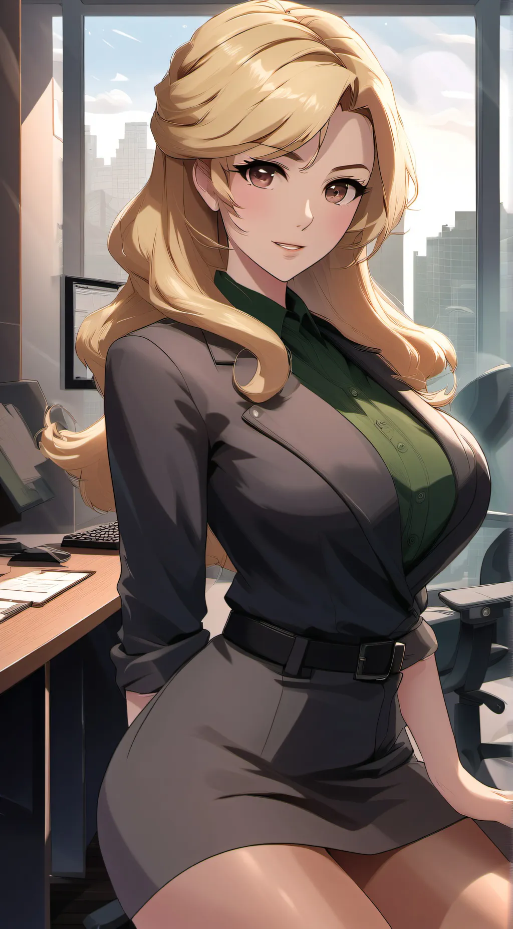 ai character: Carsyn {Secretary} background