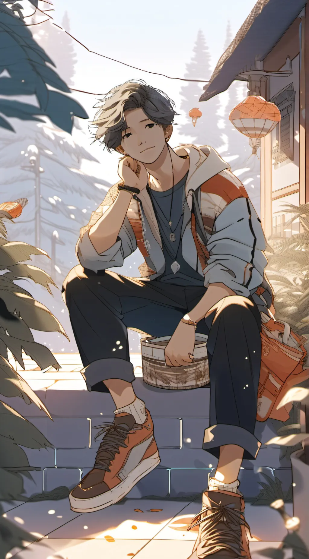 ai character: Vincent  background