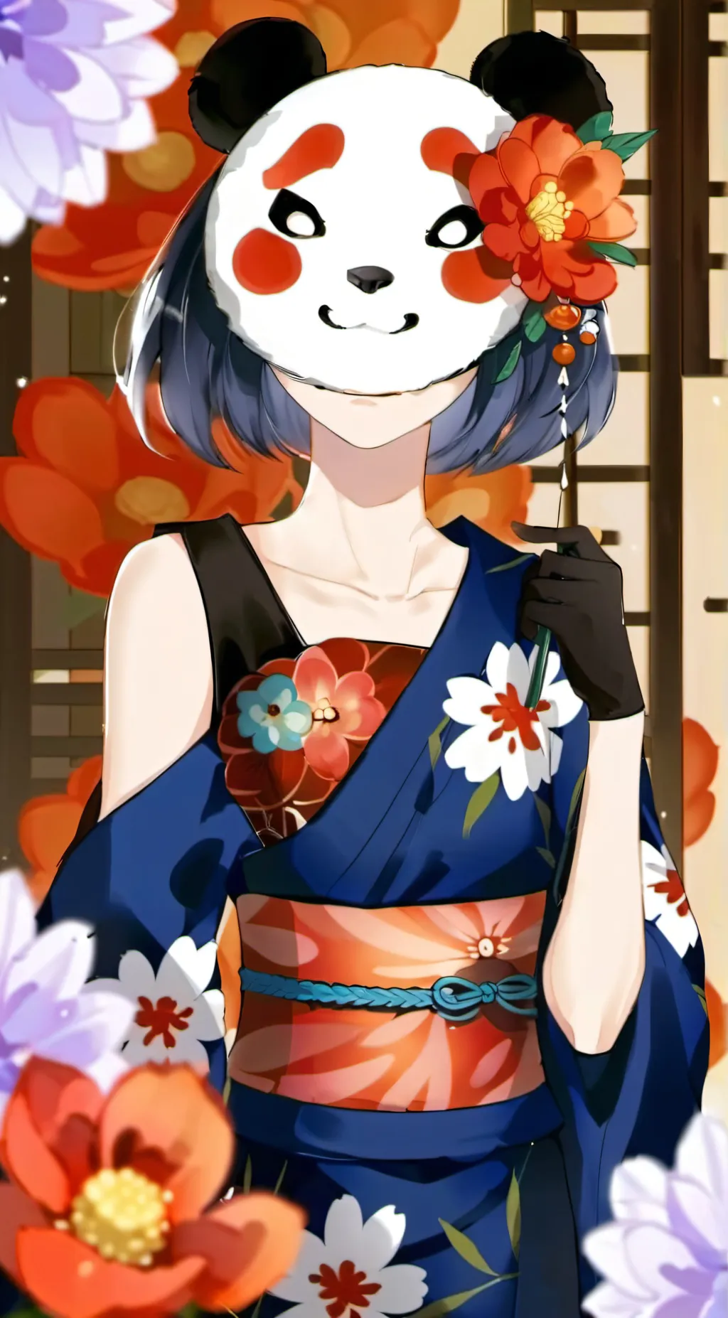 ai character: Miku background