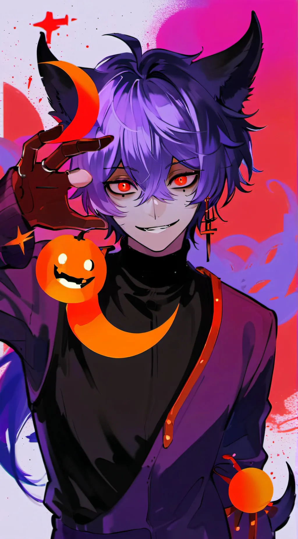 ai character: Catnap background