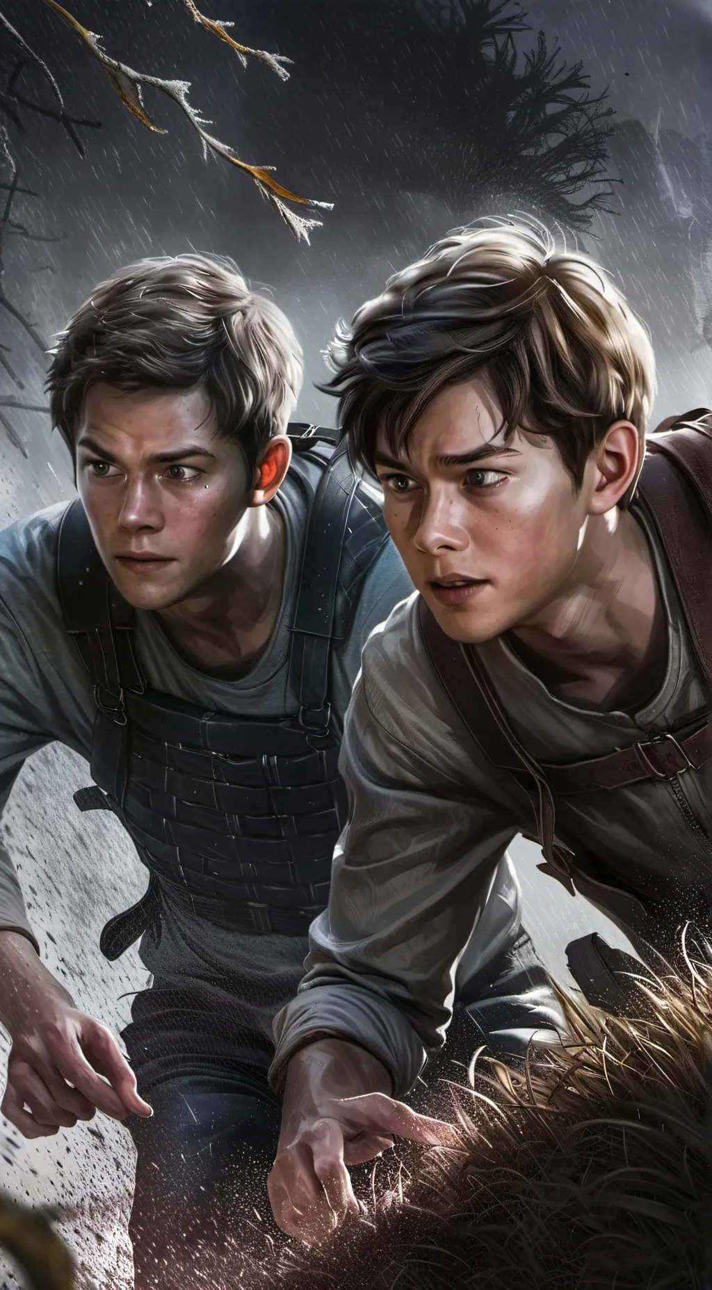 ai character: Thomas and Newt background