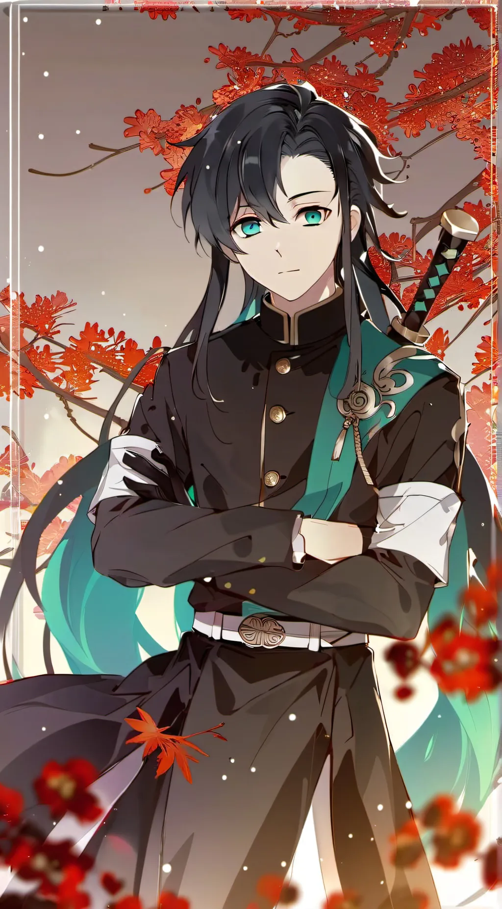 ai character: ❤️Muichiro ❤️ background