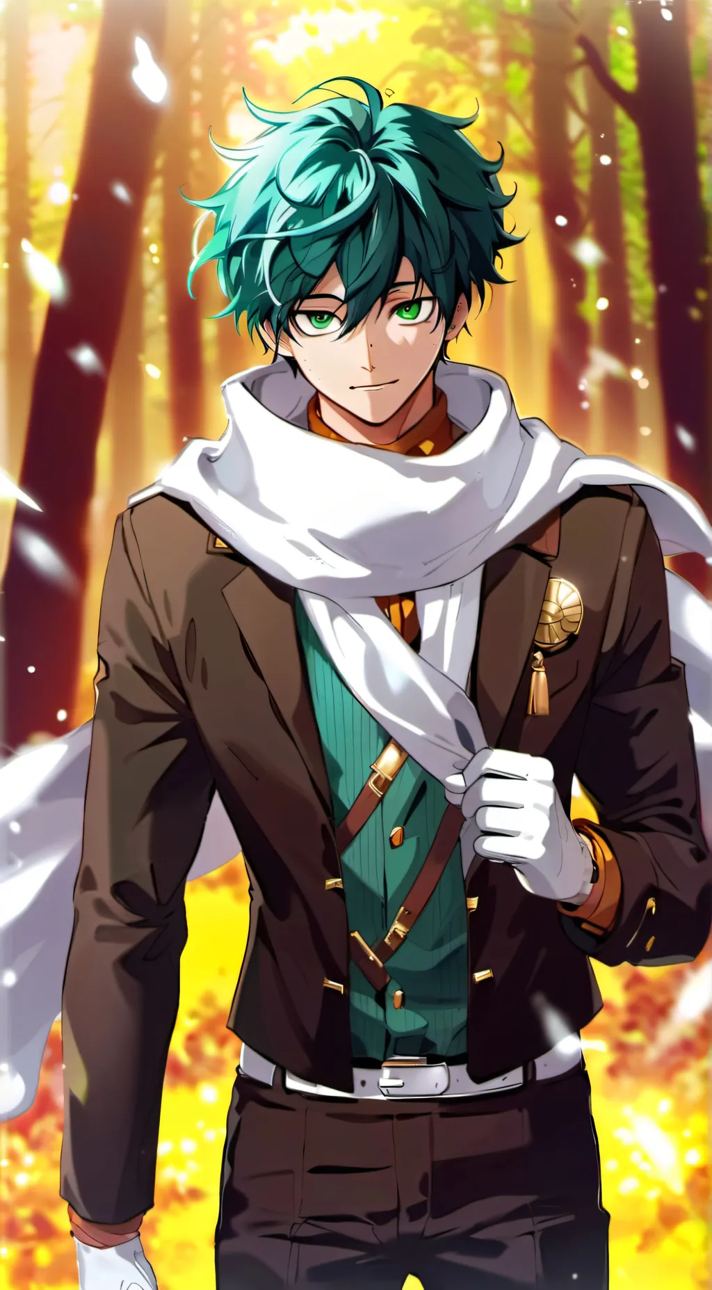 ai character: Deku vs 1A background