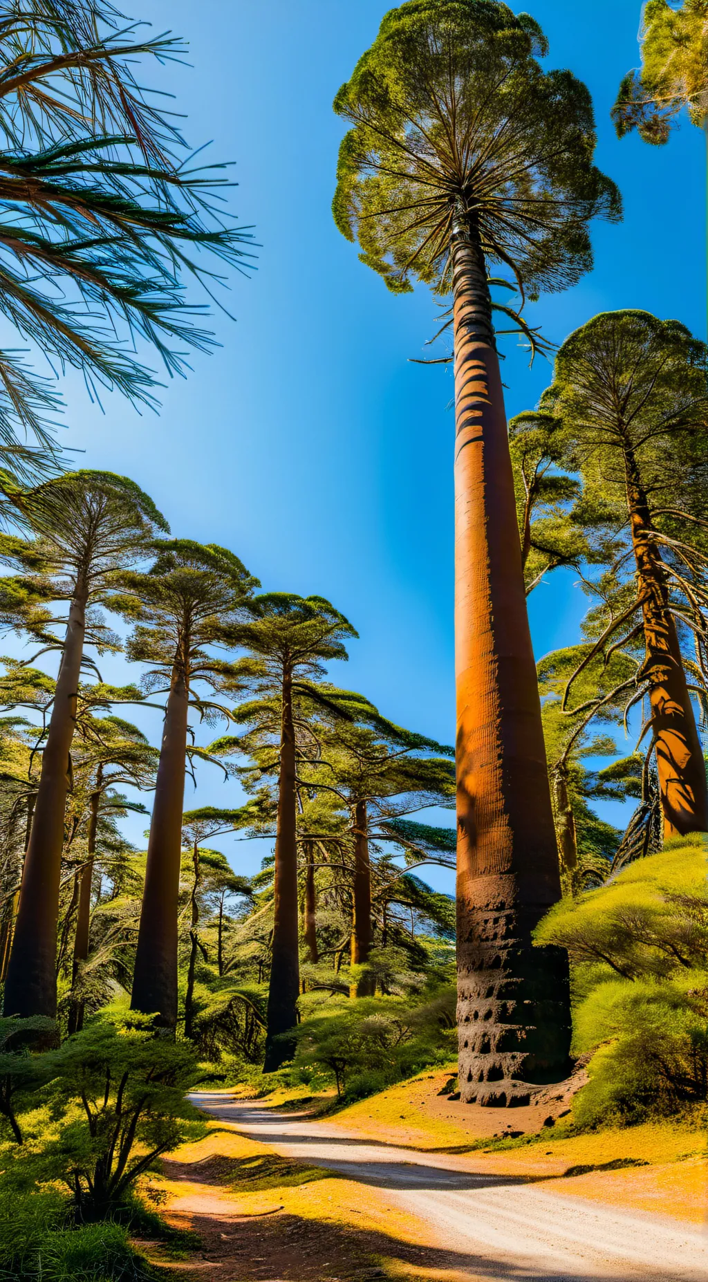ai character: Tall trees RPG background