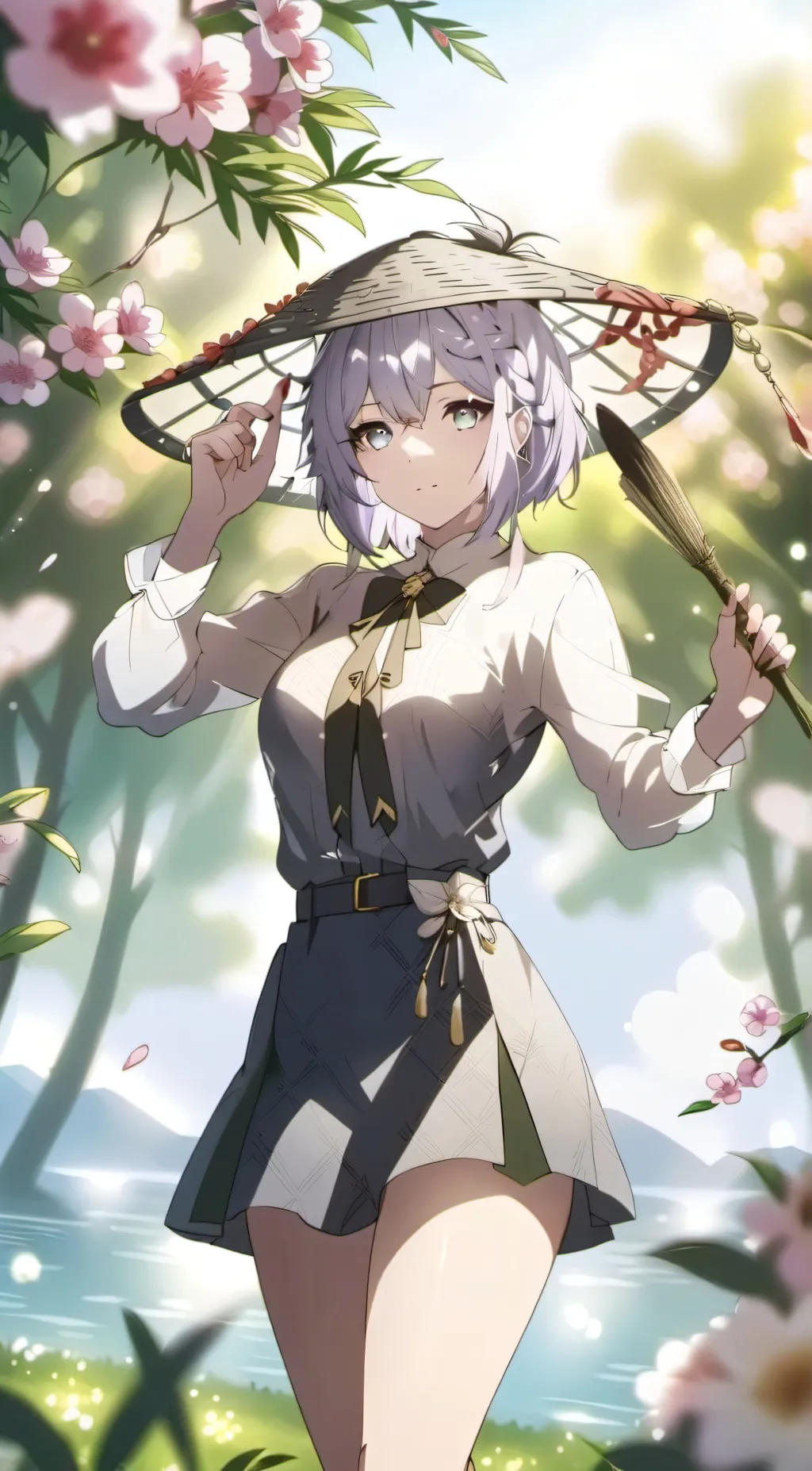 ai character: hola background