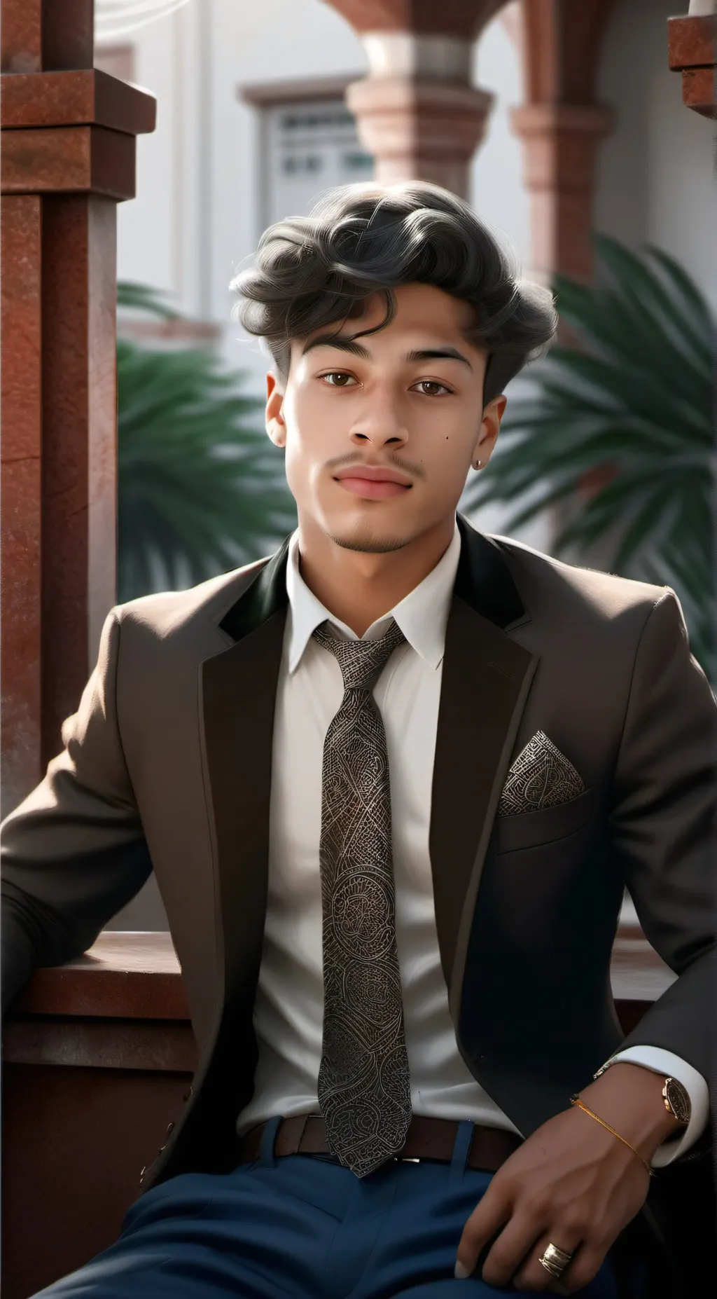 ai character: Max background