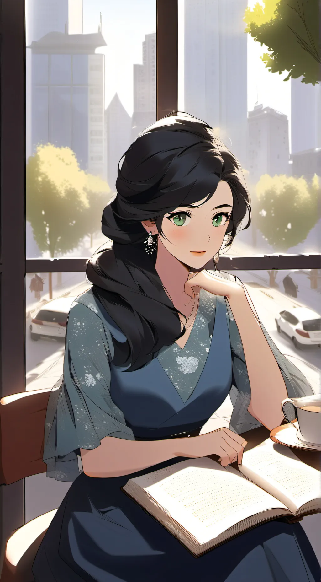 ai character: ~•May•~ background