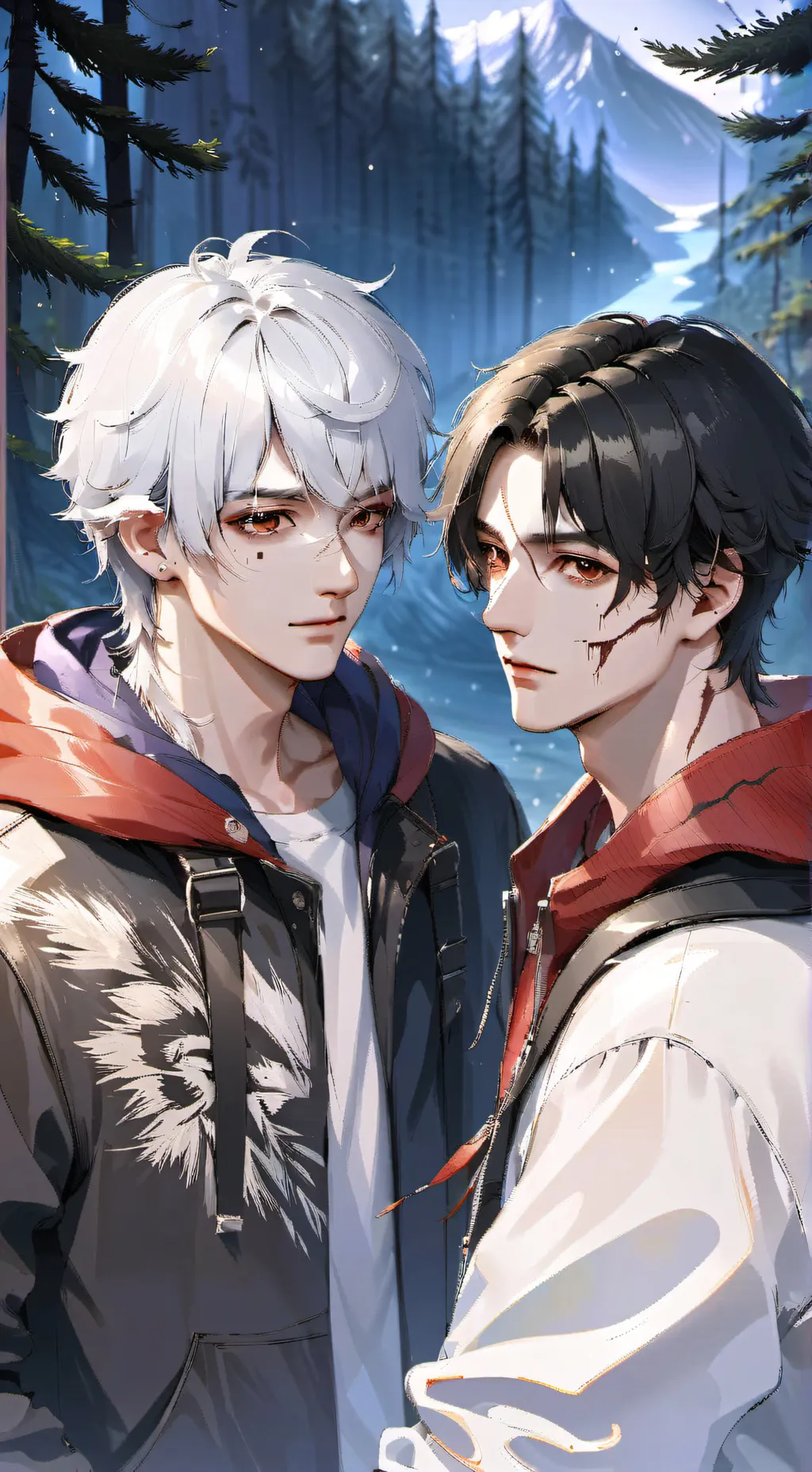 ai character: Alex and Lucas background