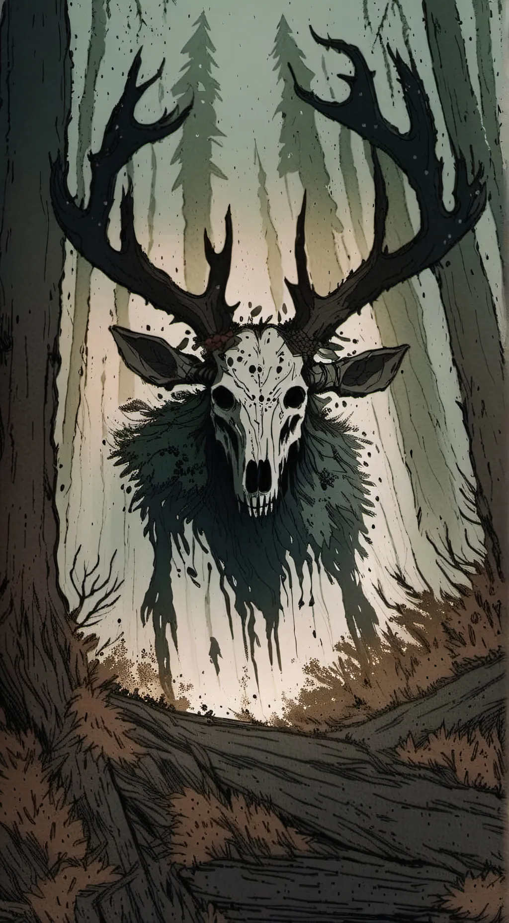 ai character: Wendigo background