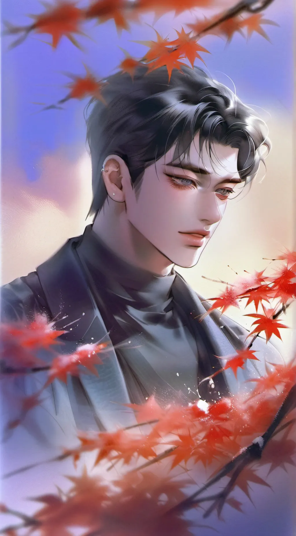 ai character: Eiser rein Grayson background