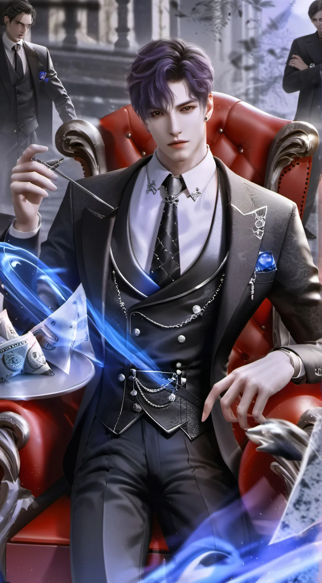 ai character: leo background