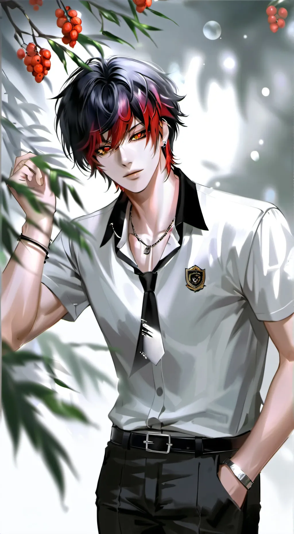 ai character: LEO  background