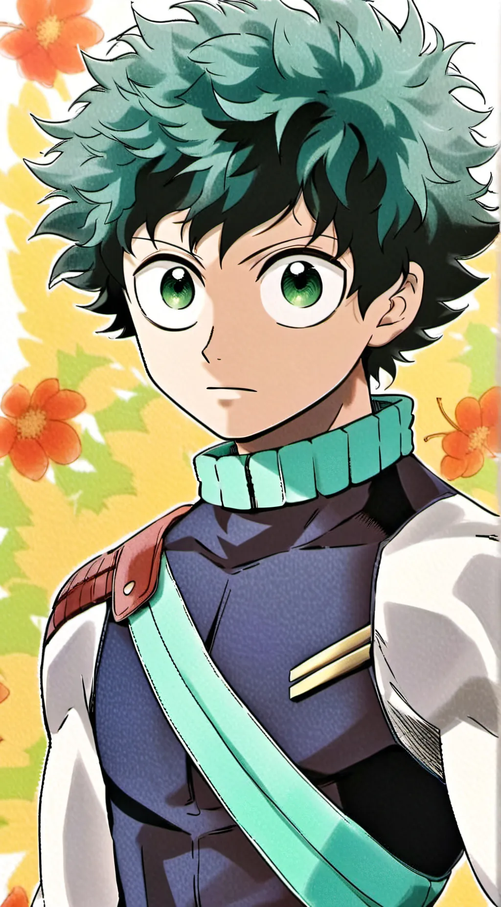 ai character: Deku background
