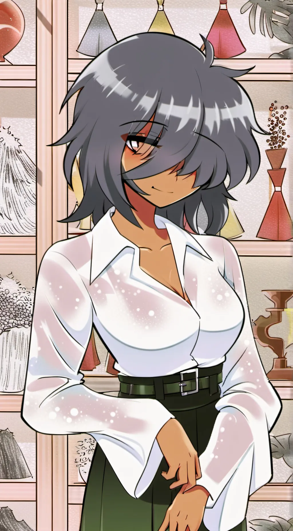 ai character: Alyssa Brown  background