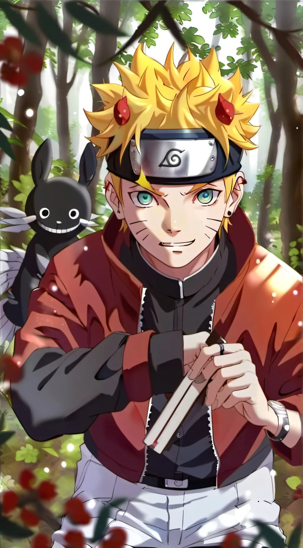 ai character: kid Naruto background