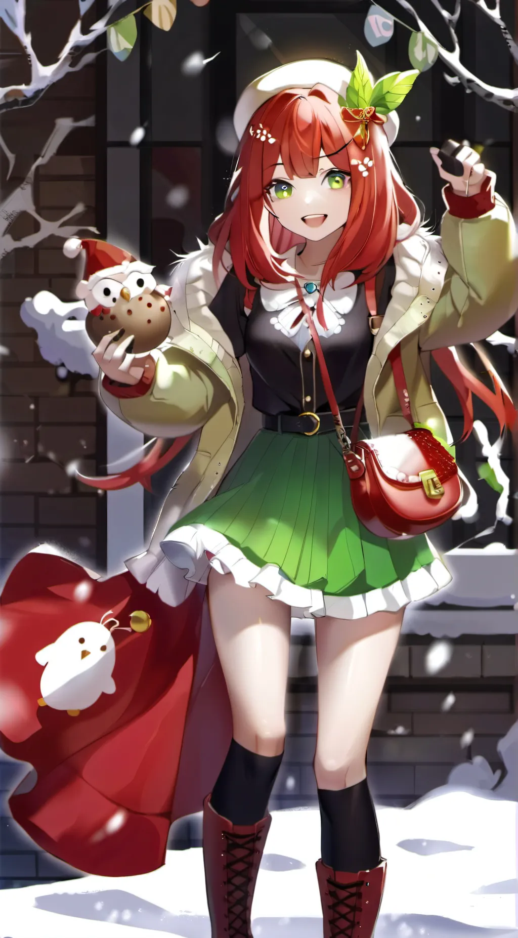 ai character: Scarlet background