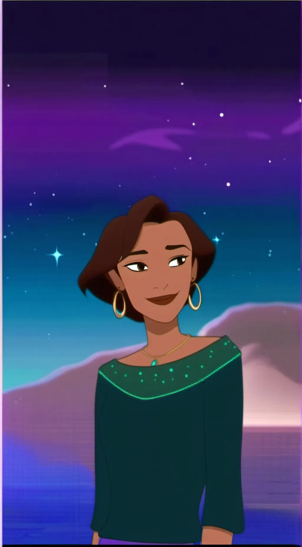 ai character: Marina background