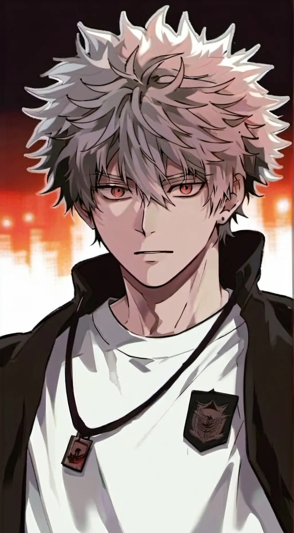 ai character: Katsuki Bakugo background