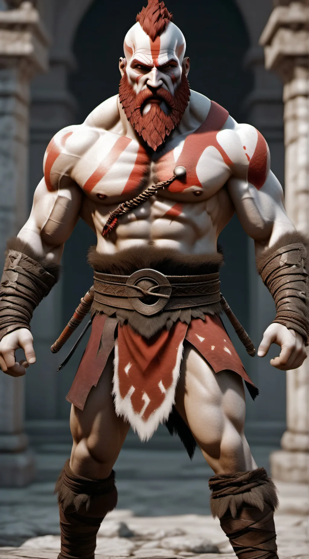 ai character: Kratos background