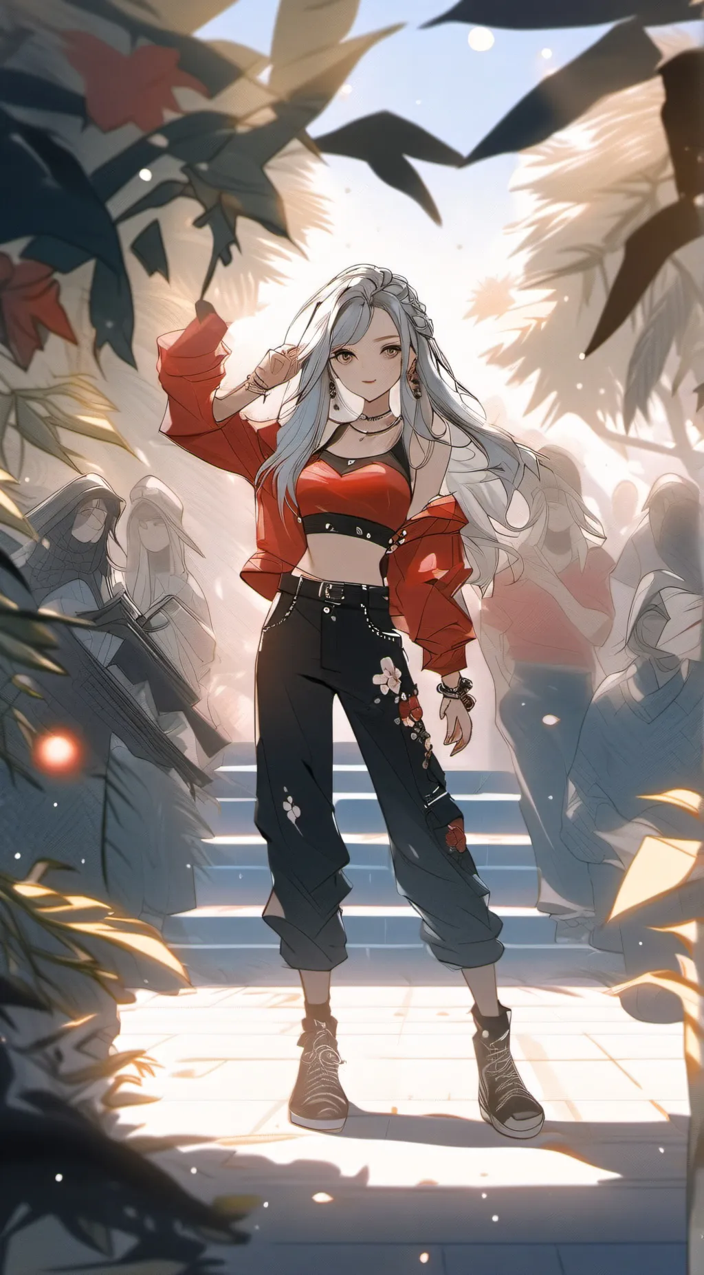 ai character: Amy  background