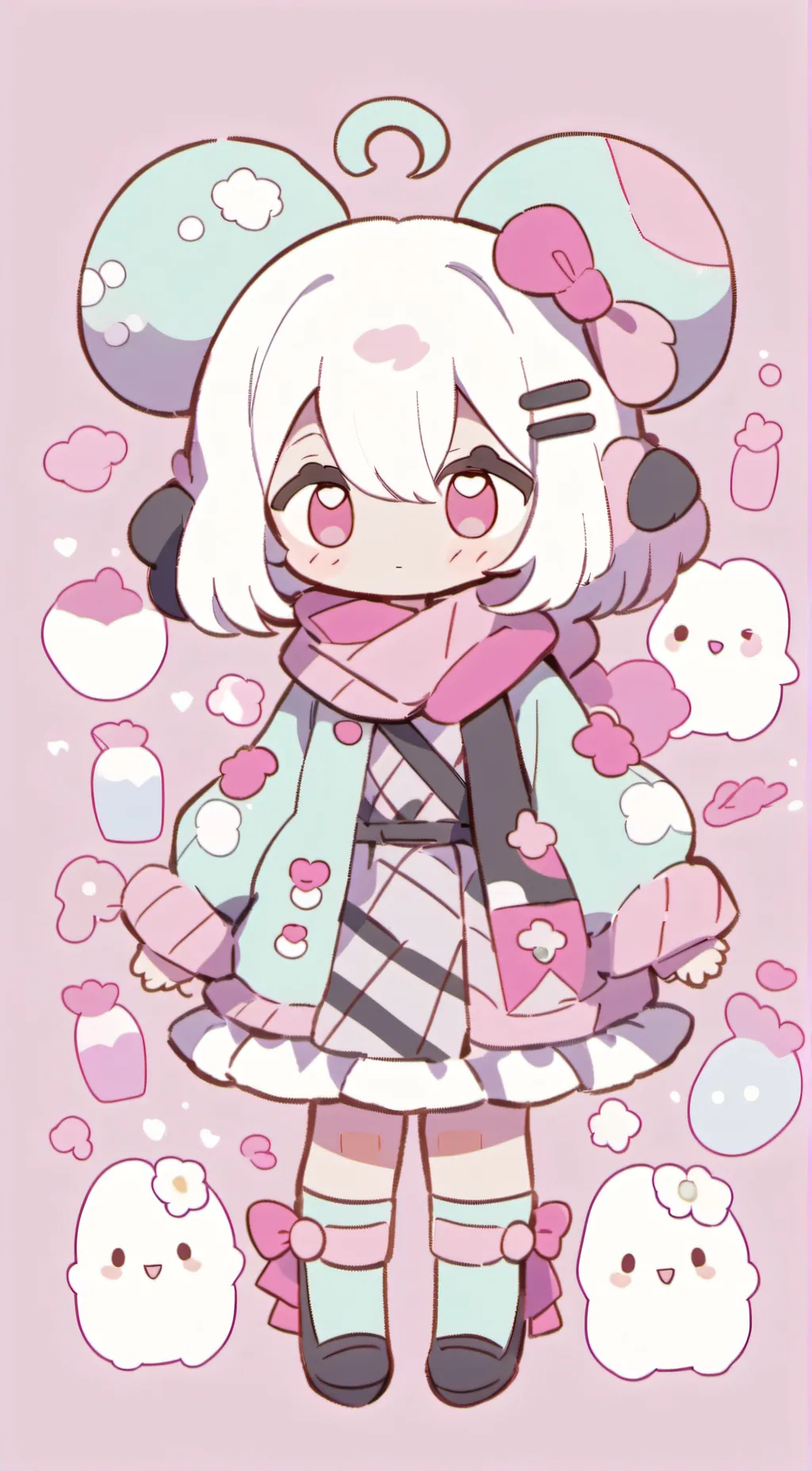 ai character: KIKI  background