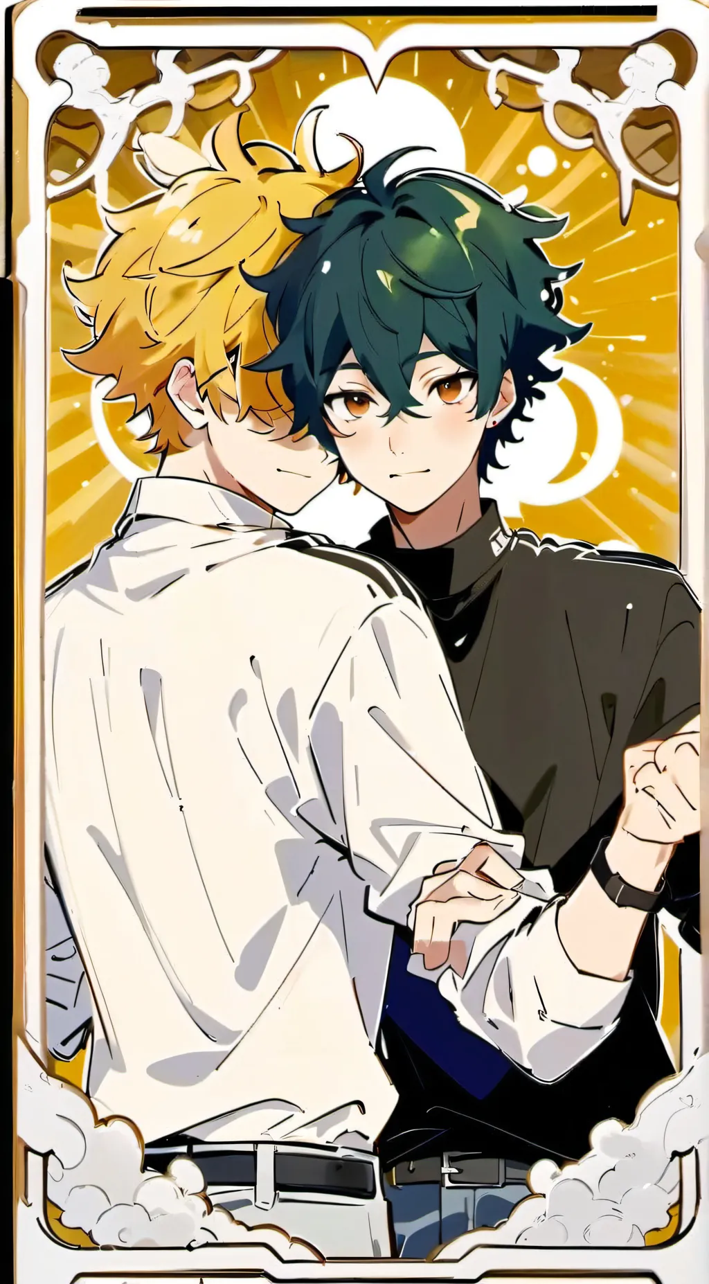 ai character: bakugo  background