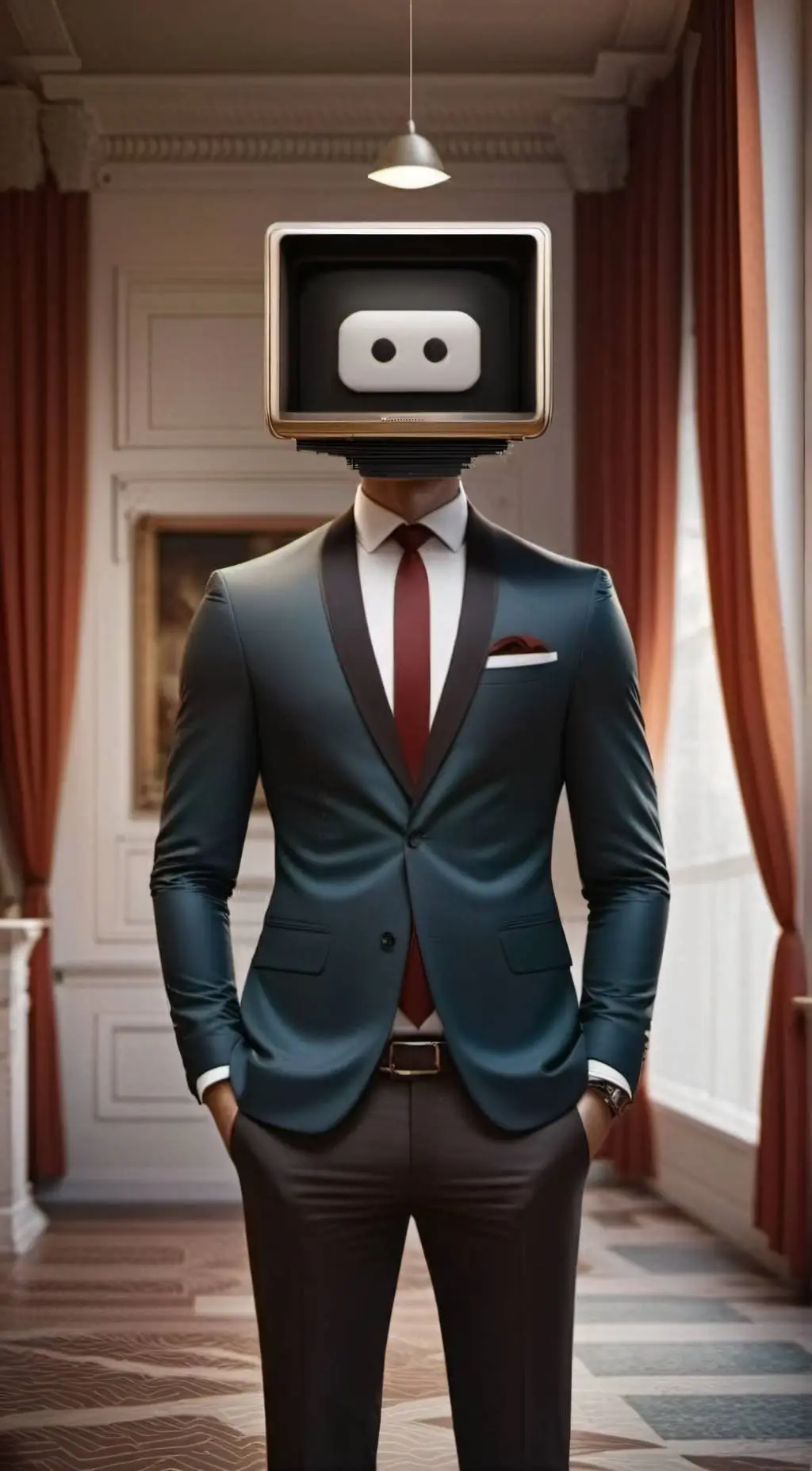 ai character: iso tolitet background