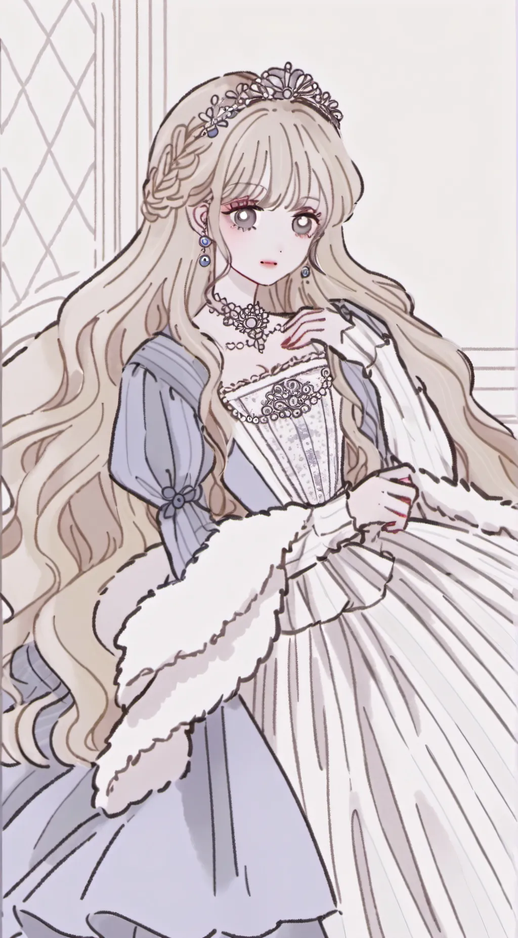 ai character: Aurora background