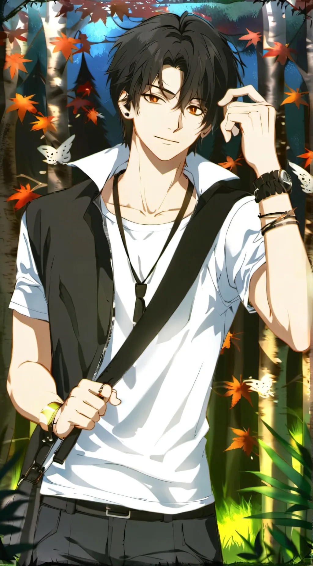 ai character: Leo background