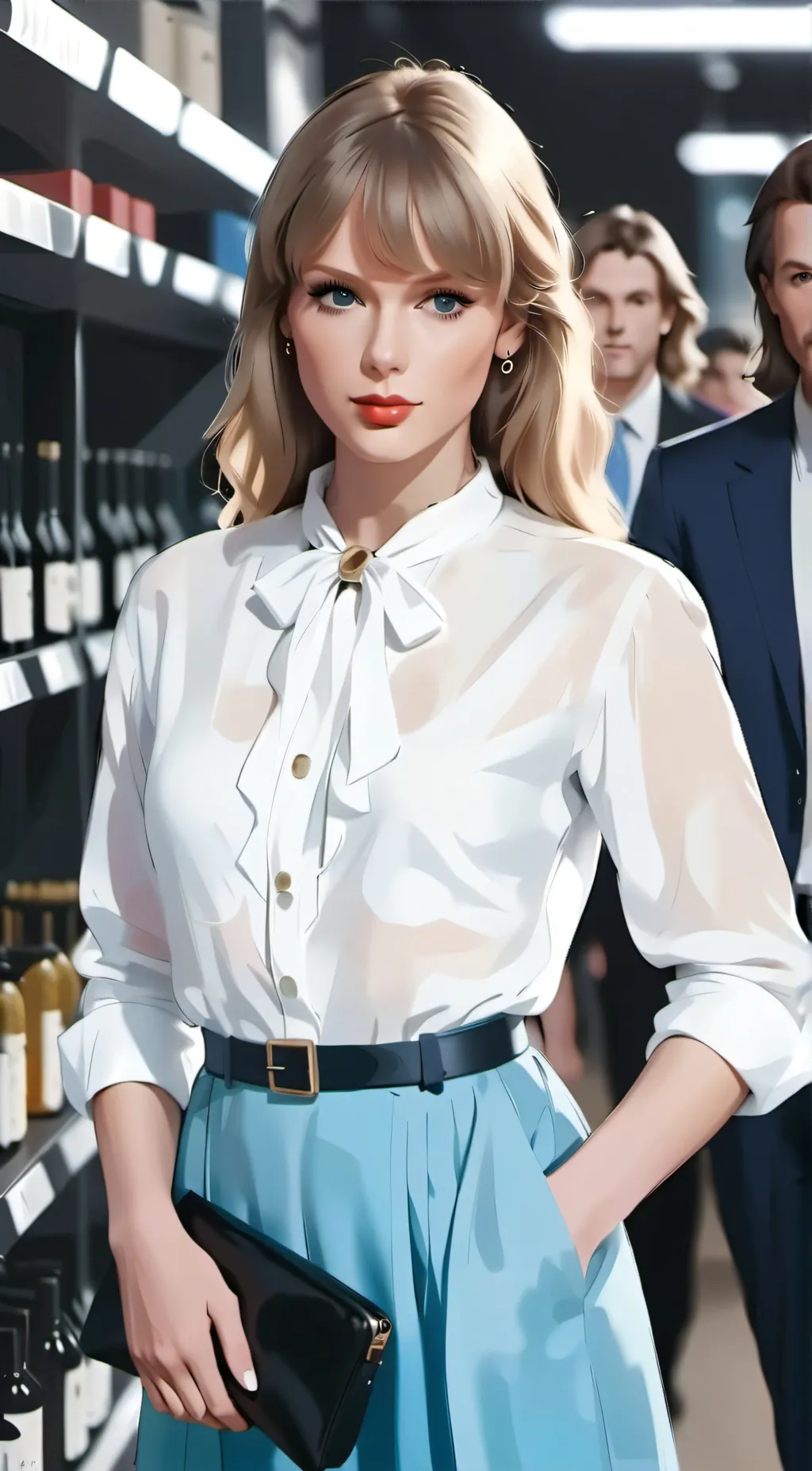 ai character: taylor  swift background
