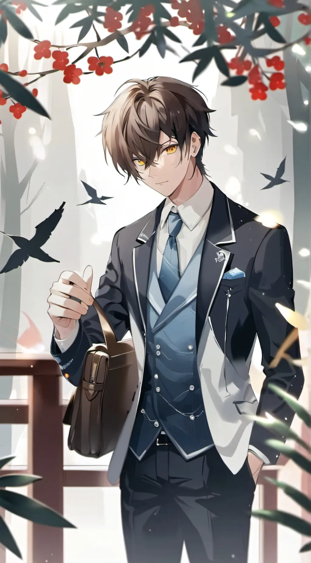 ai character: Lee  background
