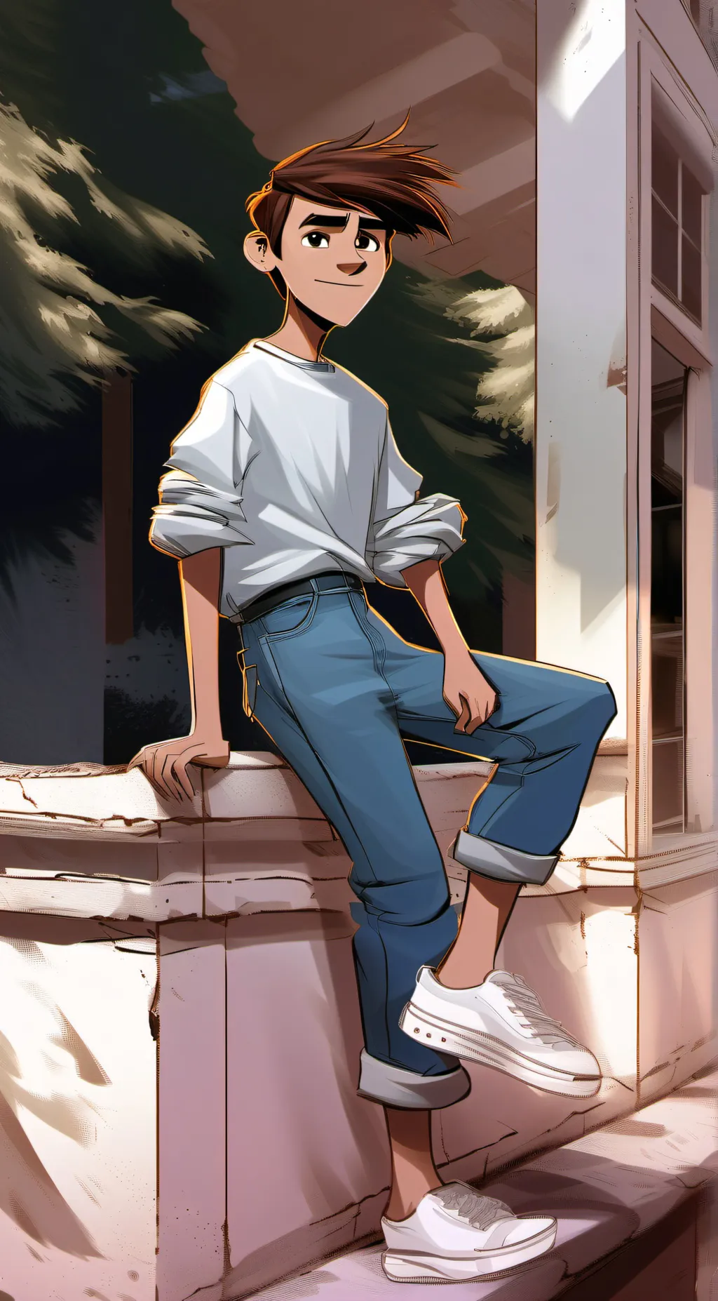 ai character: Kai background