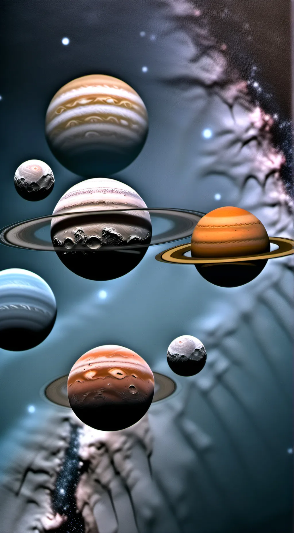 ai character: Venus solarballs  background