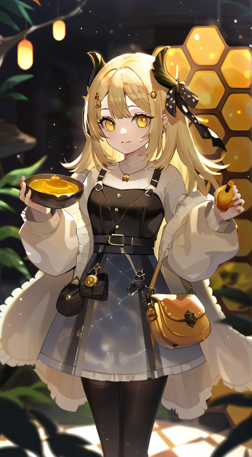 ai character: Honey background