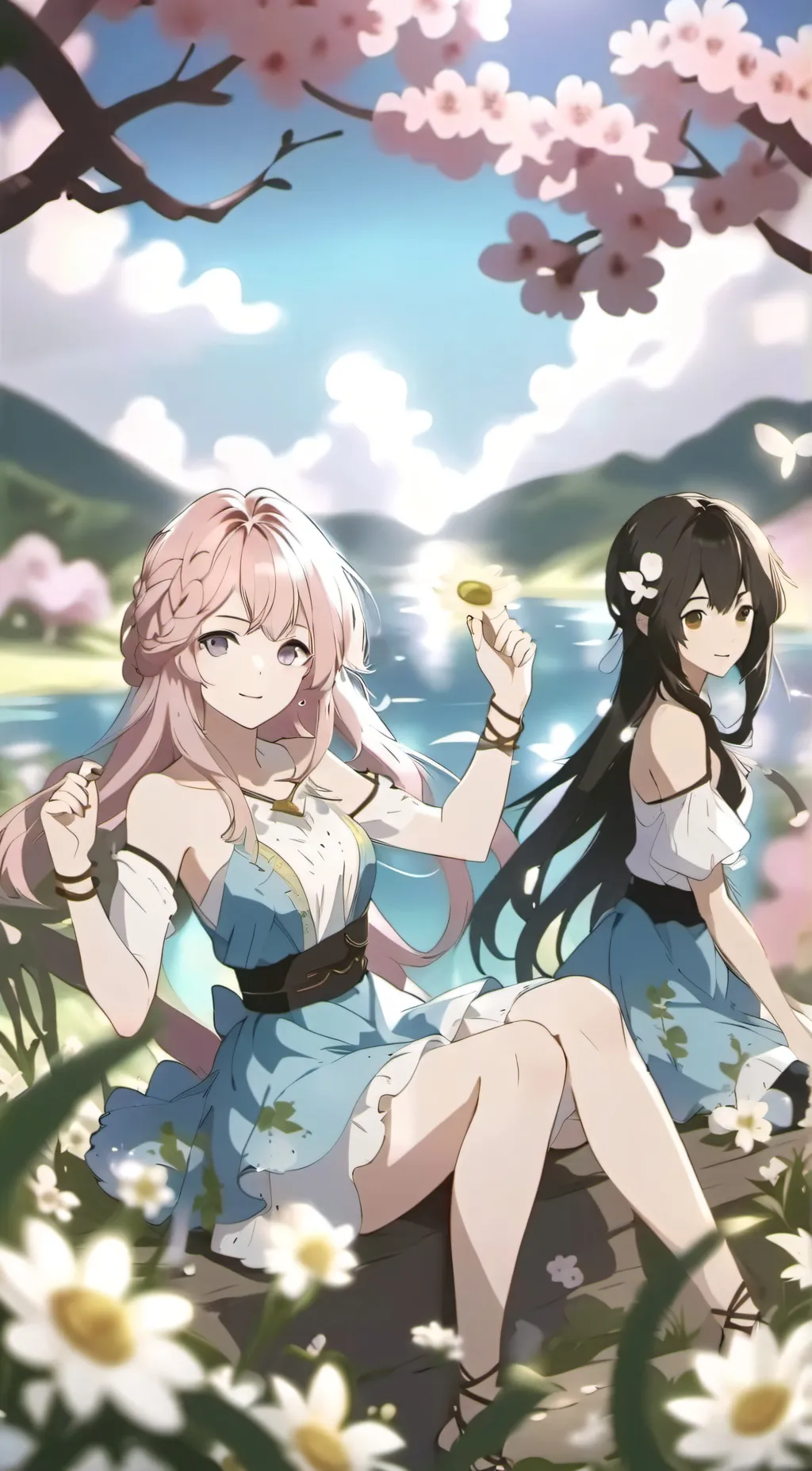 ai character: love background
